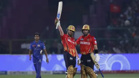 IPL 2025: Punjab Kings on Top-Two Playoff Spot as Arya and Inglis scoff off Mumbai
