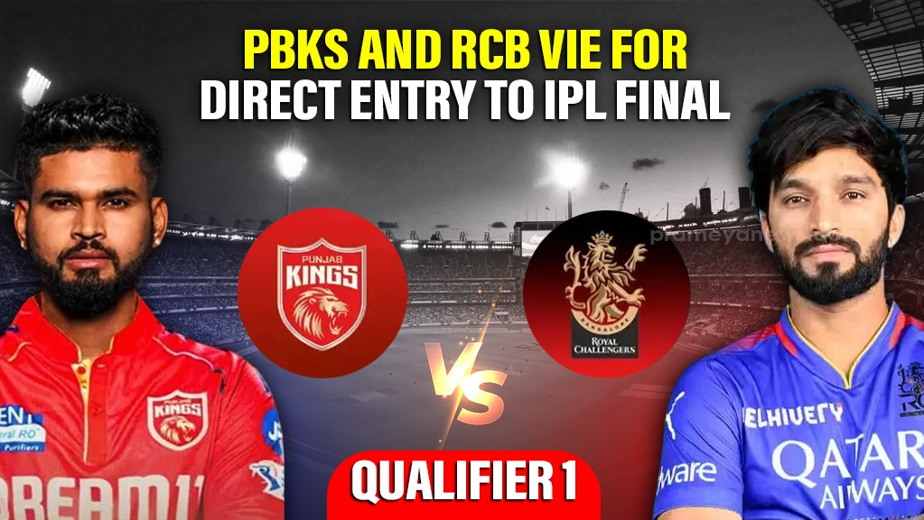 IPL 2025: Punjab Kings Face Royal Challengers Bengaluru in Crucial Qualifier 1