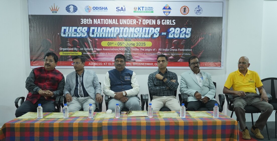 India’s Young Chess Stars Shine at Bhubaneswar U-7 Nationals 2025