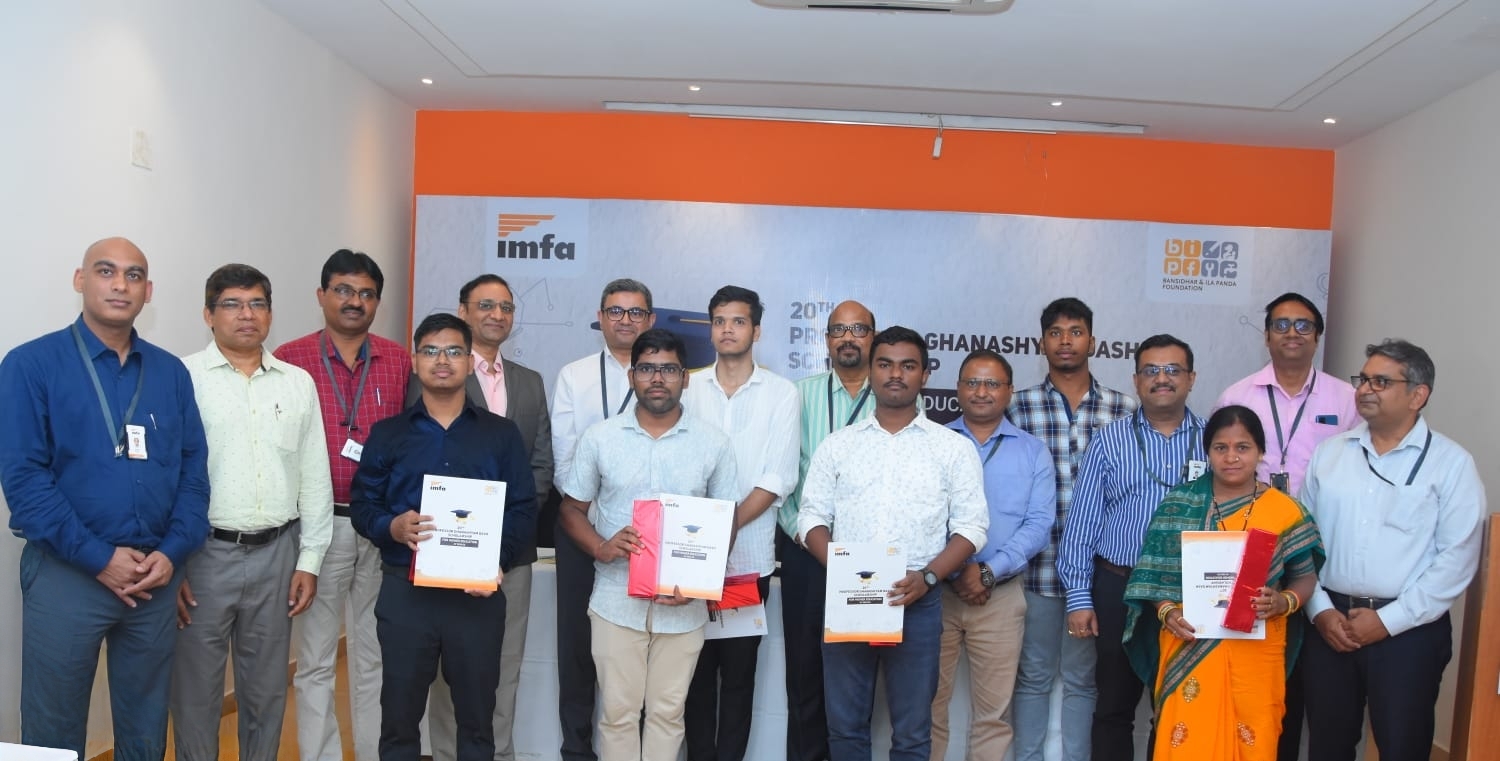 Six Meritorious Students Awarded Prof. Ghanashyam Dash Scholarship by BIPF for Higher Education