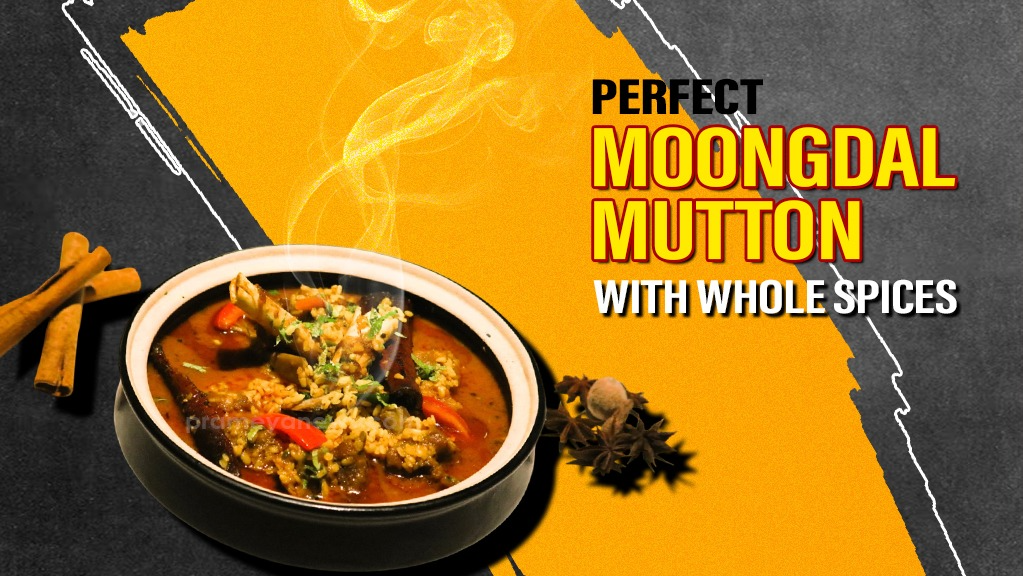 Moong Dal Mutton Magic: Khada Masala Curry Delight
