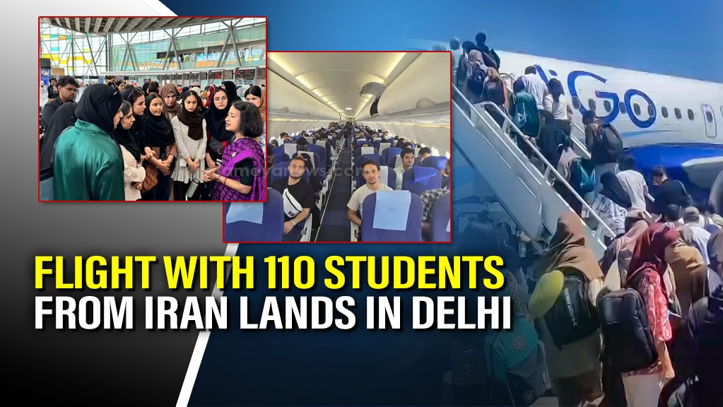 First Flight of 110 Evacuated Indian Students from War-Hit Iran Lands Safely in Delhi