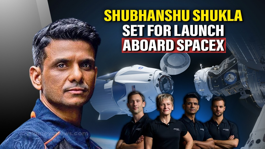 Shubhanshu Shukla Set for Launch Aboard SpaceX's Ax-4 Mission
