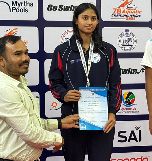 Karnataka emerges overall champion of the National Aquatic Championships