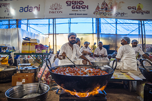 A Feast of Faith: Inside the Monumental Kitchen and Food Preparation by Adani-ISKCON at Rath Yatra in Puri