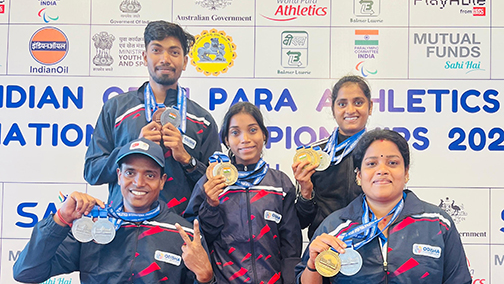 Odisha bags 11 medals in Para athletics meet