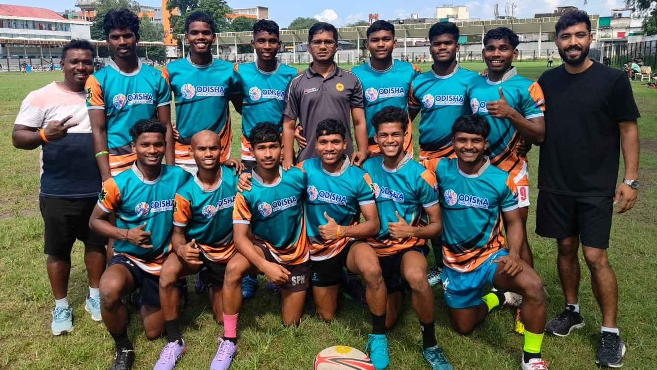 Odisha boys entered the Junior National Rugby quarterfinals  