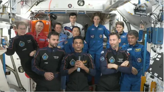 Shukla Bids Farewell to Space Station, Hailing a "Confident and Proud" India and a Successful Collaborative Mission