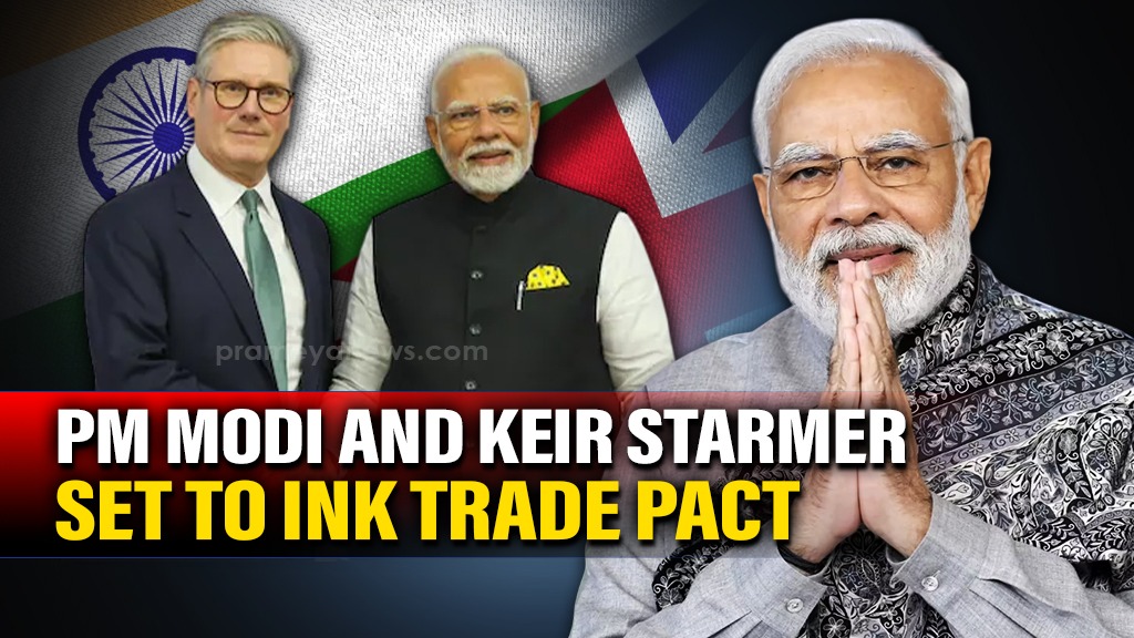 PM Modi Signs Historic India-UK Trade Deal in London