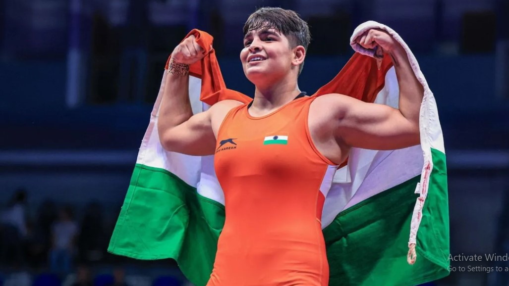 Kajal Dochak Wins U-20 World Wrestling Gold