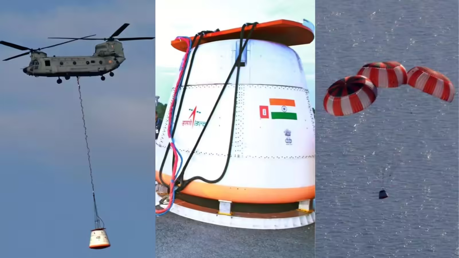 Crucial Gaganyaan Test Successful, ISRO Completes Air Drop Trial
