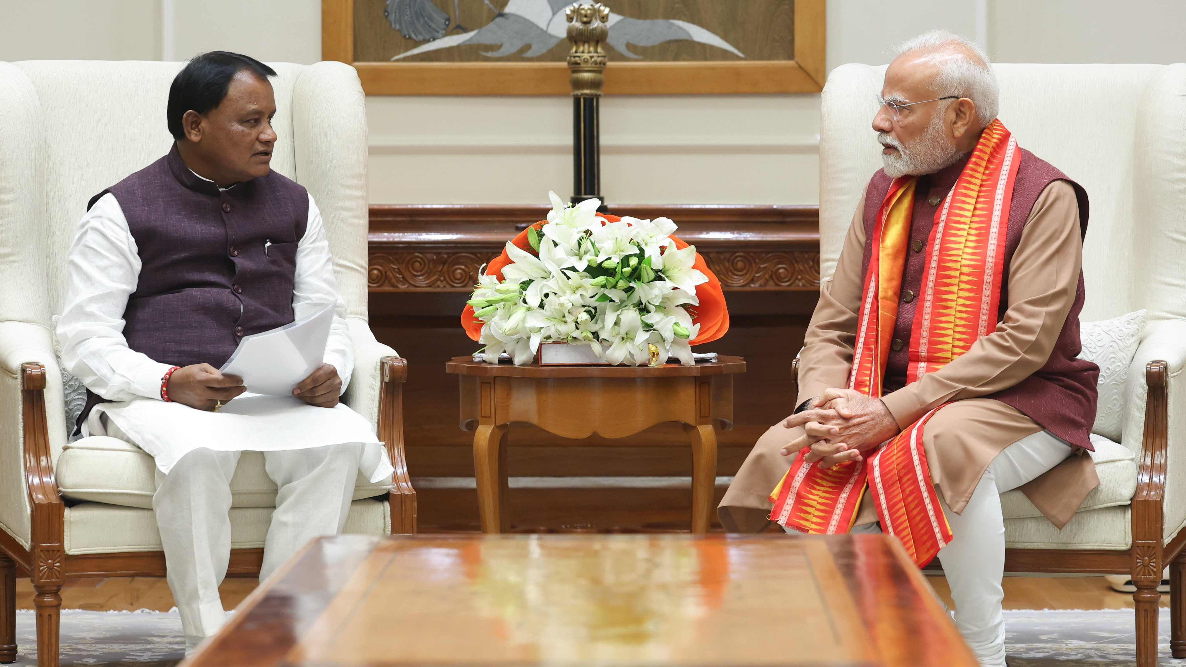 Majhi Meets PM Modi | Boosts Odisha's Growth Plan