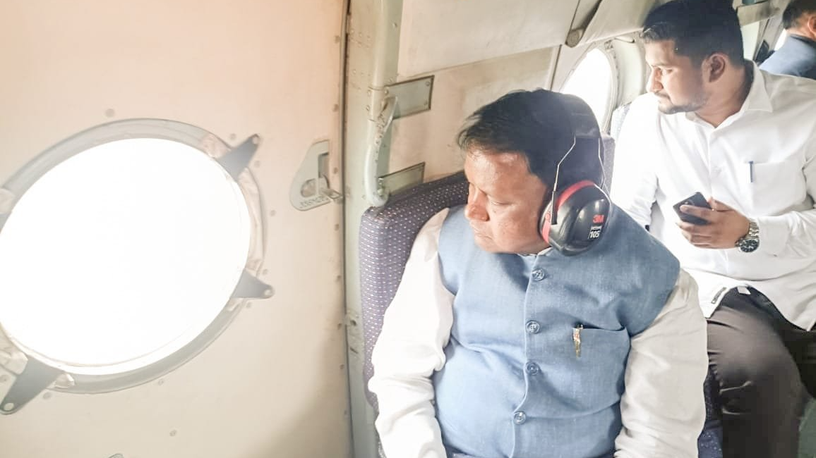 Odisha CM Mohan Majhi Surveys Flood-Hit Districts