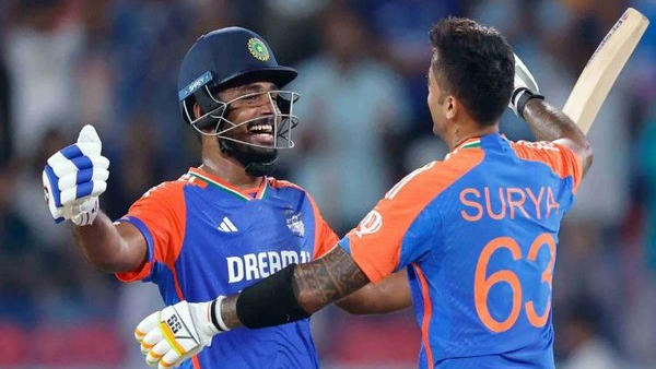 3rd T20 International: Sanju's ton, quickfire Suryakumar, Hardik knocks take India to 297/6 against Bangladesh