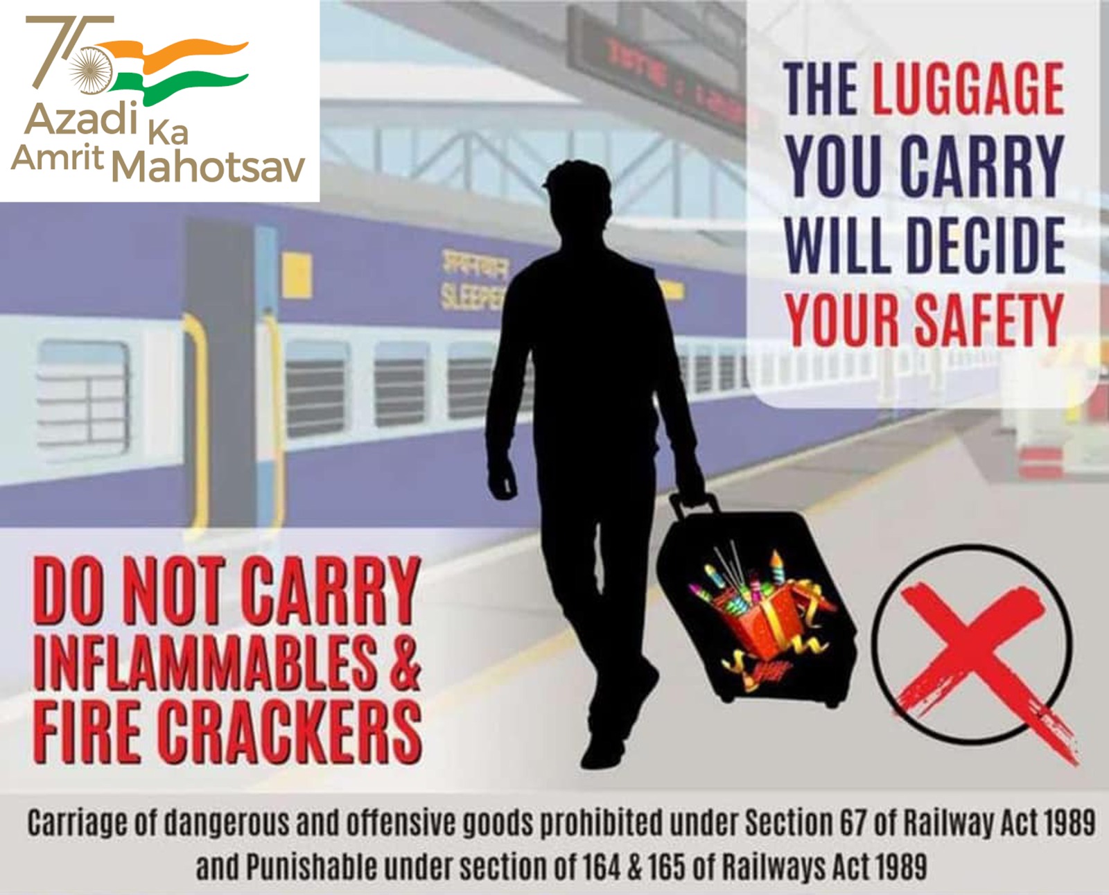 ECoR launches special drive against carrying Diwali crackers on trains