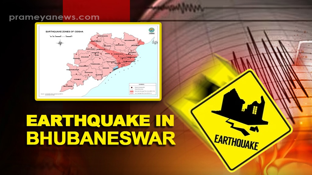 Mild earthquake felt in Bhubaneswar