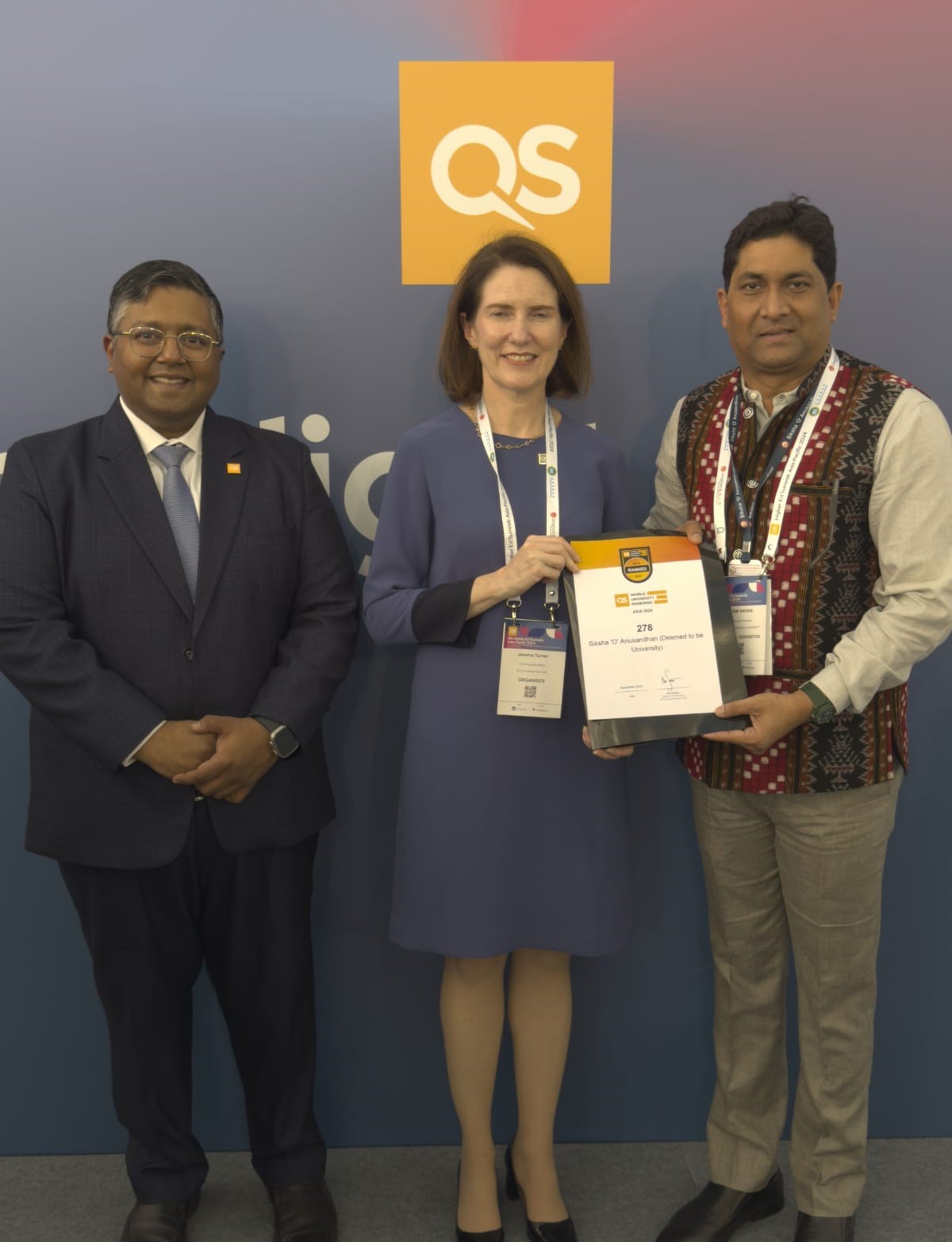 SOA achieves significant progress in QS Asian, South Asian University rankings for 2025