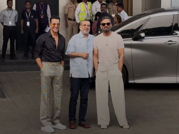 Hera Pheri 3: Akshay Kumar, Paresh Rawal, and Sunil Shetty reunite, fueling speculation about shoot