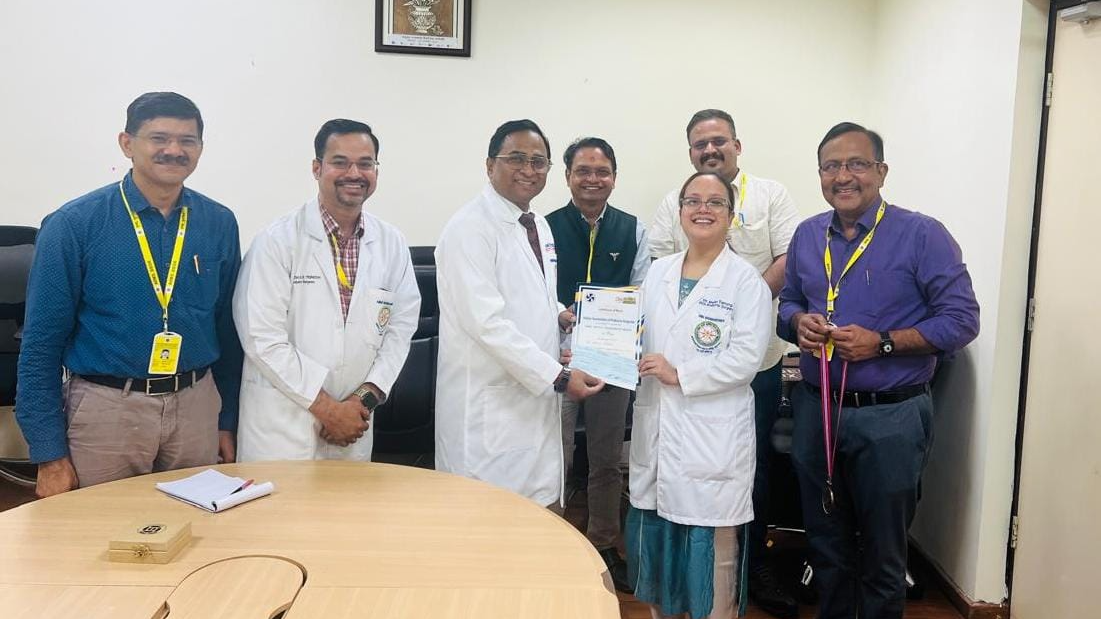 AIIMS Bhubaneswar's Manita Tamang honoured with UC Chakroborty Award