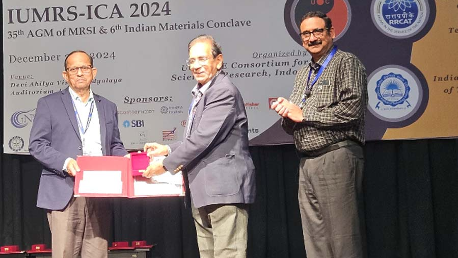 SOA scientist honoured with CNR Rao Lecture Award