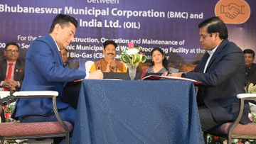 BMC, Oil India sign MoU for setting up Bio-gas plant