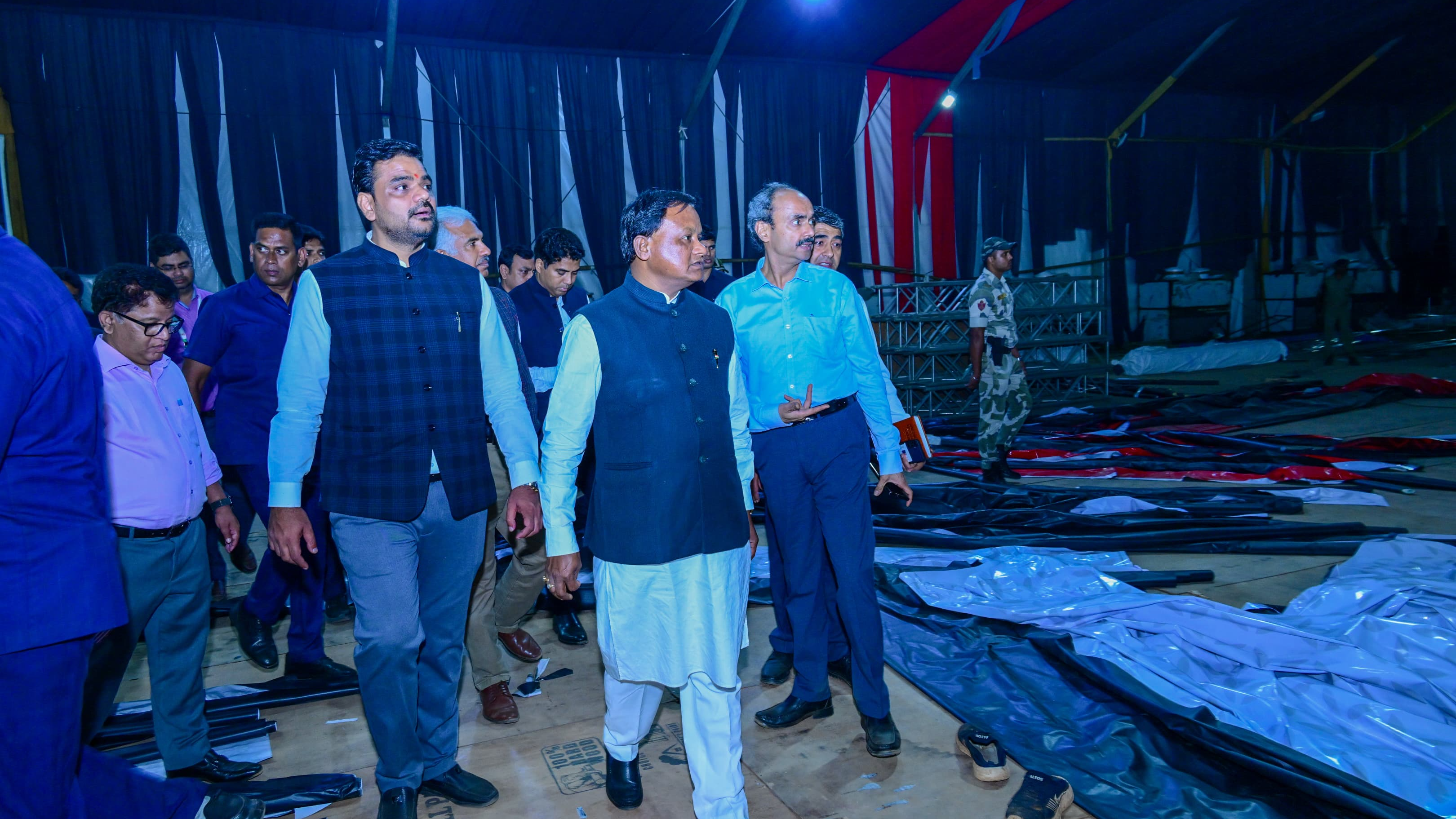 Utkarsh Odisha Conclave: CM Majhi inspects preparation at Janata Maidan