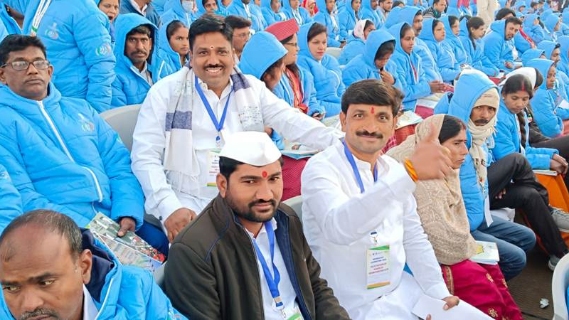 Panchayat representatives witness  76th Republic Day celebrations at Kartavya Path