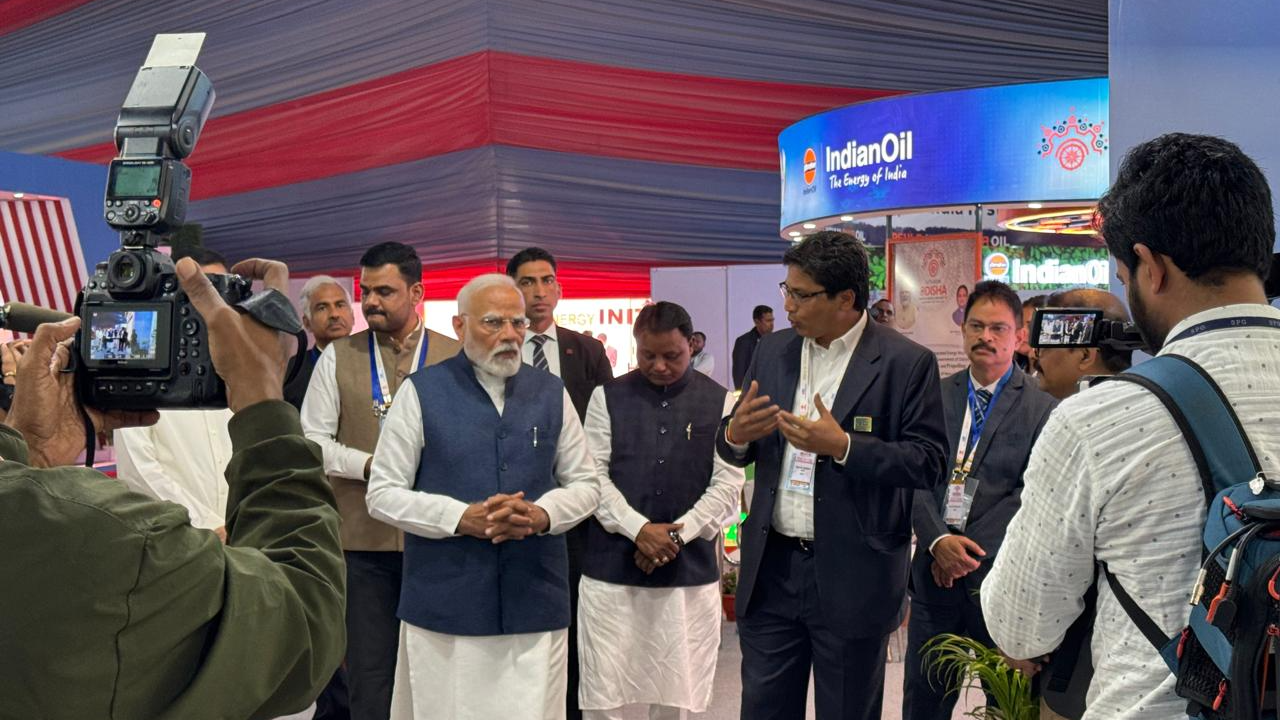 PM Modi visits IREDA pavilion at Make in Odisha Conclave