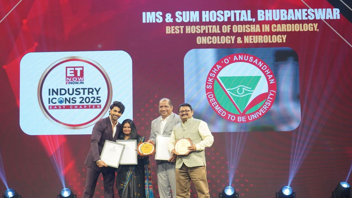 SUM Ultimate Medicare, SUM Hospitals honoured at first ET Now Industry Icons-2025 East Awards