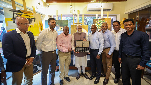 PM Modi meets 1996 World Cup heroes during Sri Lanka visit