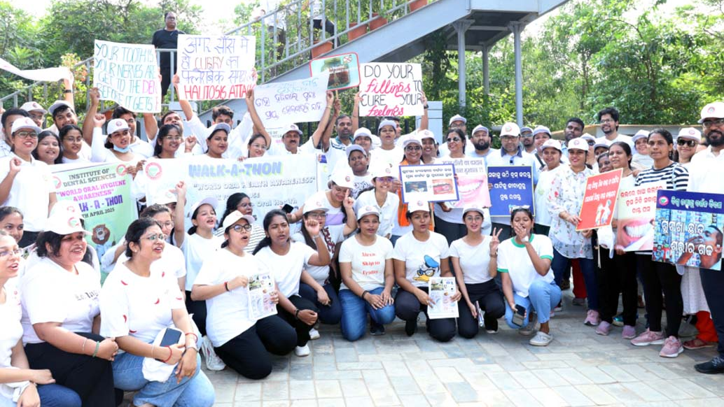 IDS organises walkathon to mark World Oral Health month