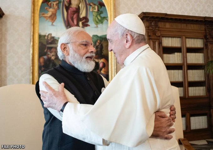 PM Modi condoles death of Pope Francis