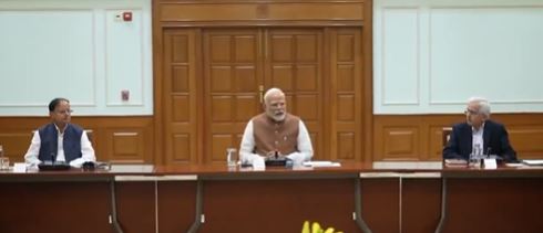 PM Modi chairs high-level meeting with Secretaries on national security 
