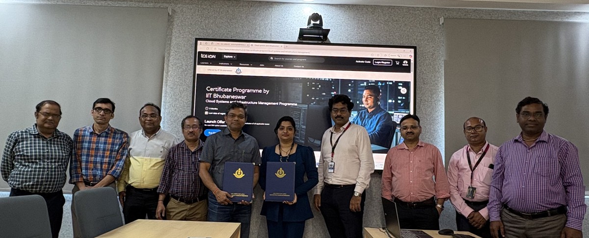 IIT Bhubaneswar, TCS iON launch certificate programme on cloud systems and infrastructure management