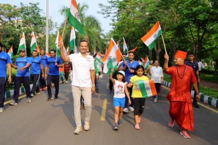 Naveen Jindal leads Tiranga Yatra for success of  Operation Sindoor