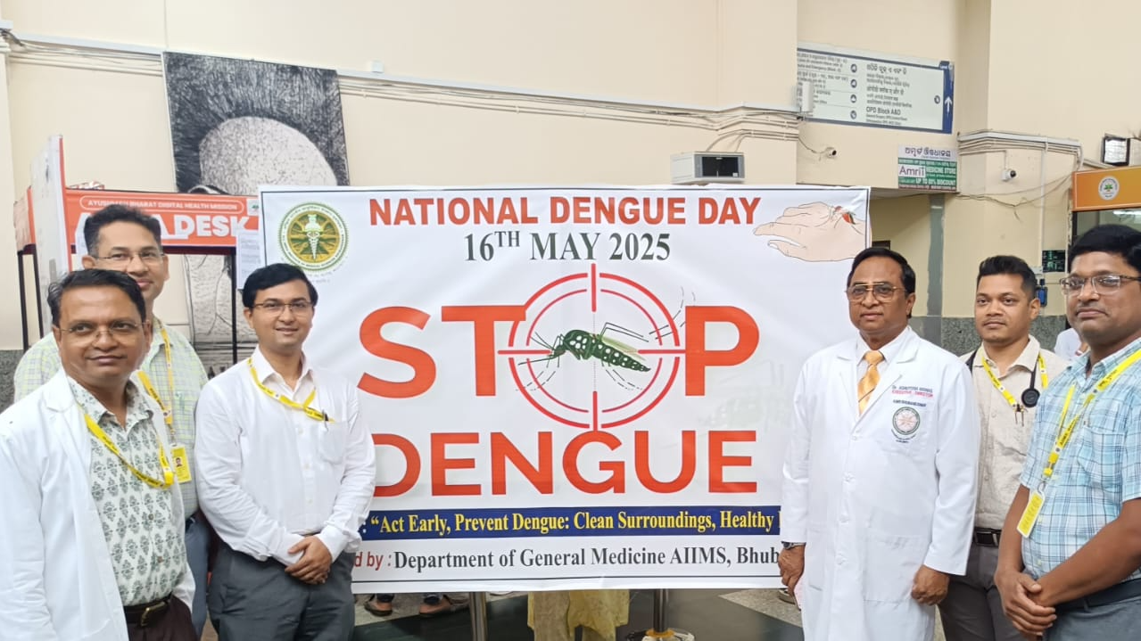 AIIMS Bhubaneswar observes National Dengue Day