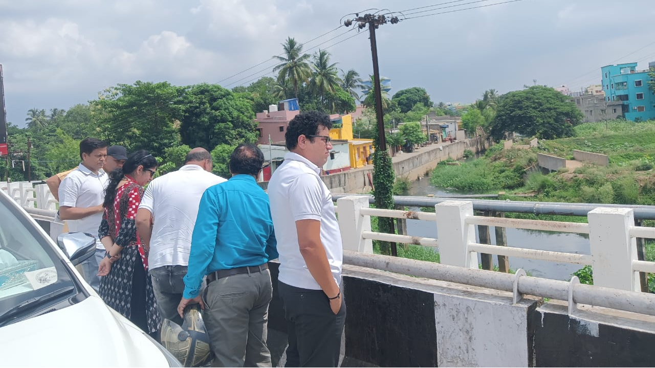 Urban Flood Control Reviewed in Bhubaneswar