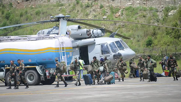 Landslide: 76 army personnel airlifted from Chaten in North Sikkim
