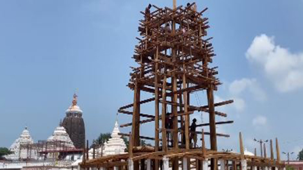 Puri gears up for Rath Yatra 2025; chariot construction in final stages