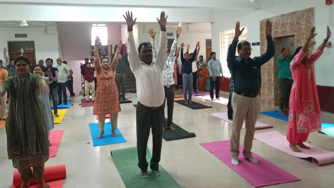 Training program held at IBCS to mark International Day of Yoga