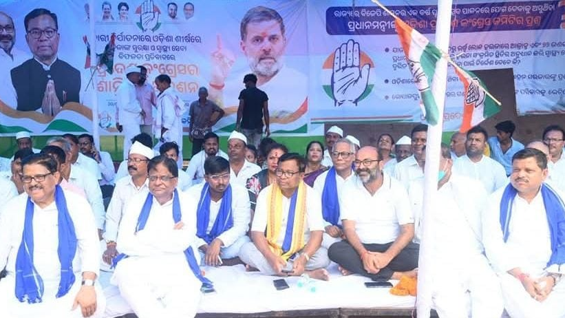 Crime against women: Odisha Congress stages nine-hour long fast