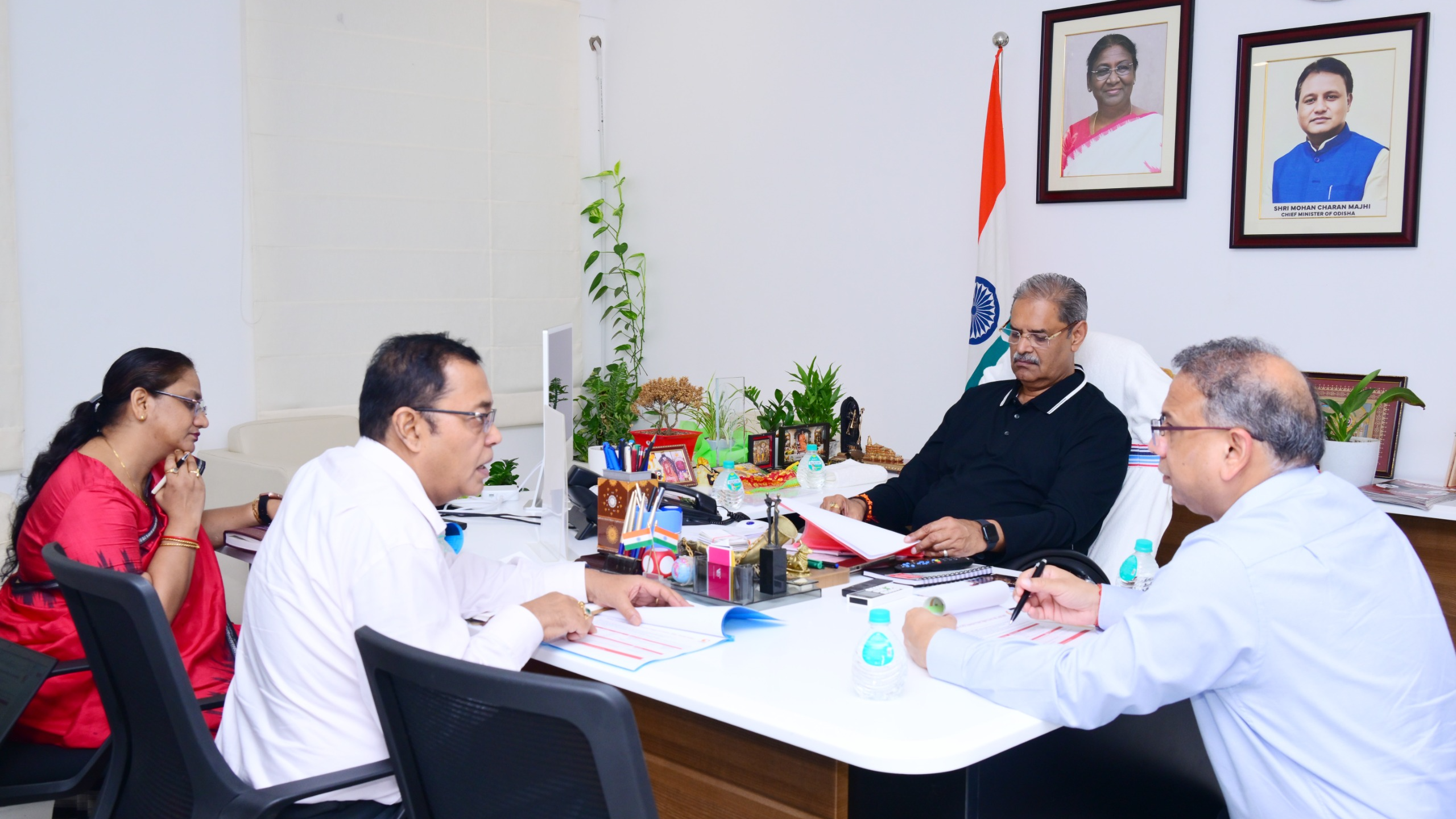 Singhdeo reviews work of OPGC and OHPC