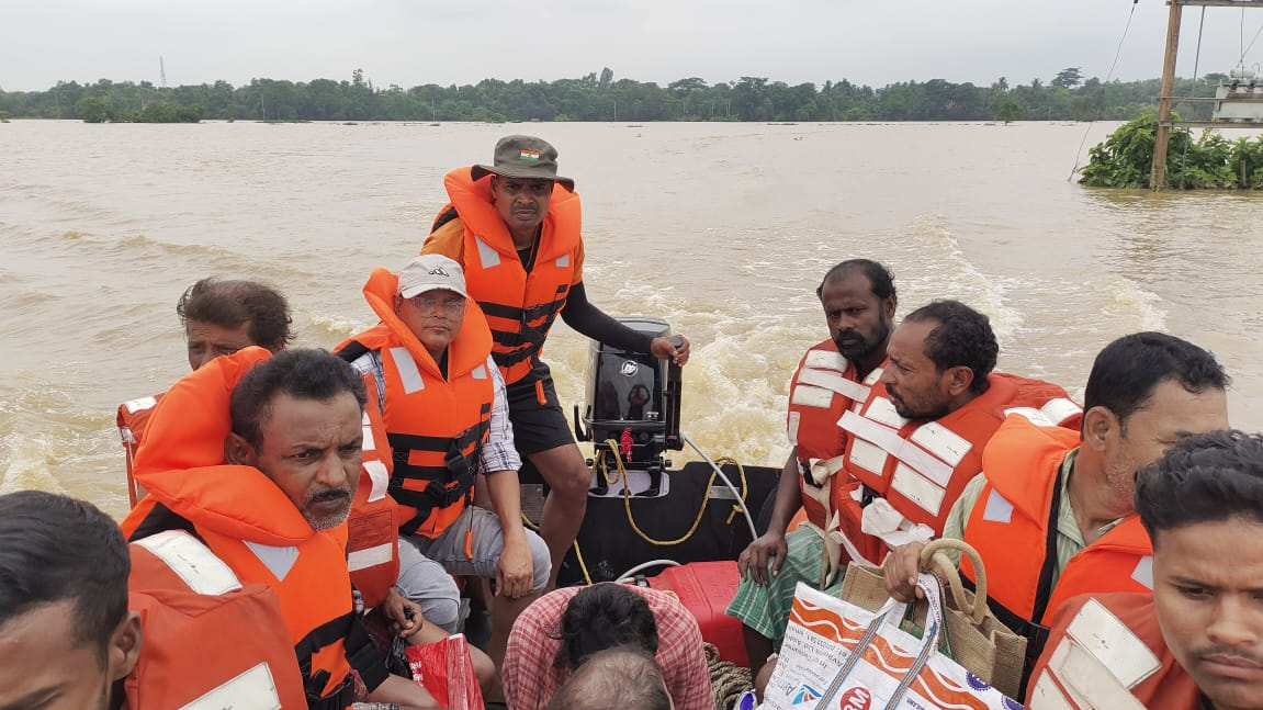 Odisha’s Balasore and Mayurbhanj hit by floods; ODRAF leads massive rescue efforts