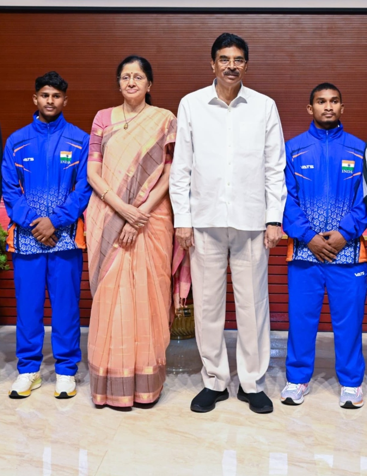 Odisha Governor felicitates Jindal Foundation’s Wushu Champions