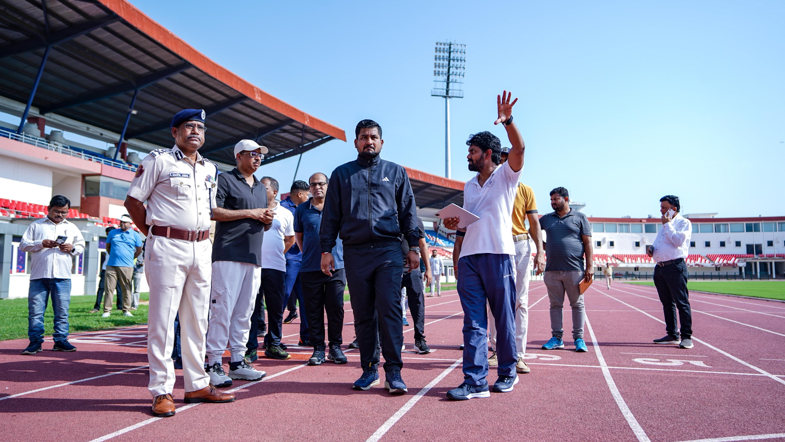 Sports Minister reviews preparations for World Athletics Continental Tour Bronze