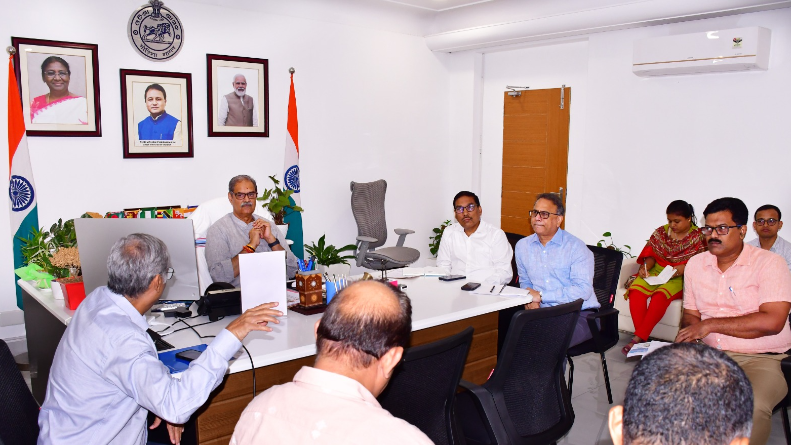 Singh Deo reviews implementation of central flagship schemes in Odisha