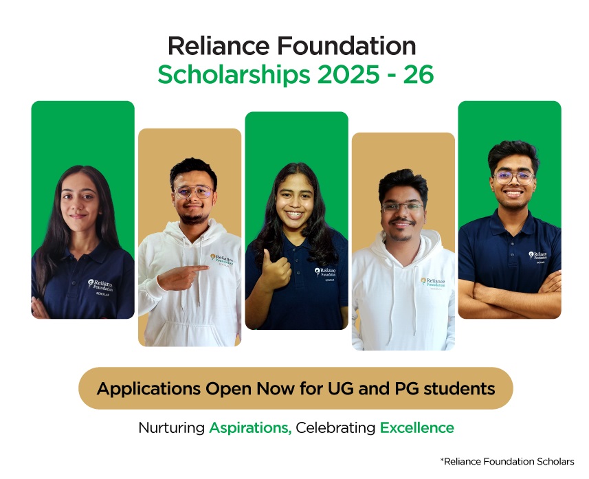 Reliance Foundation’s flagship scholarships open applications for 5,100 UG and PG students