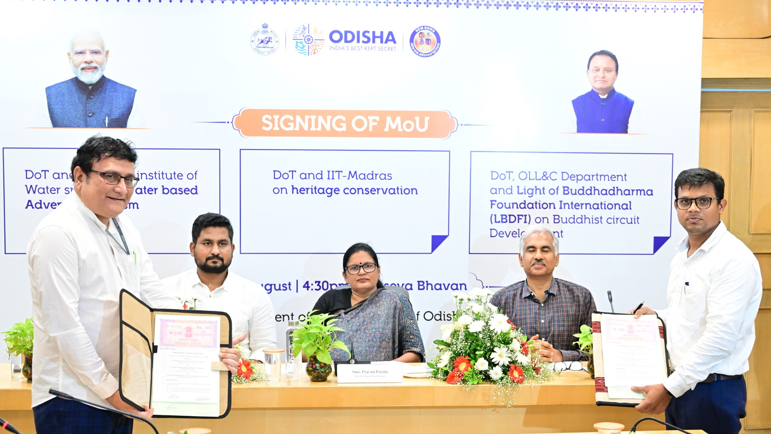 Odisha Tourism signs MoUs to boost heritage, adventure and Buddhist tourism