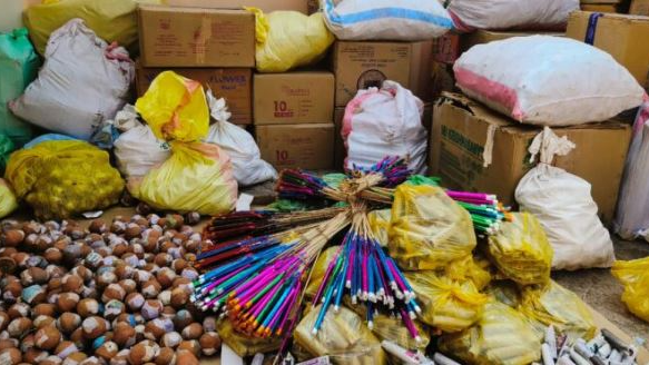 Police seize firecrackers worth Rs10 lakh ahead of Diwali in Ganjam district