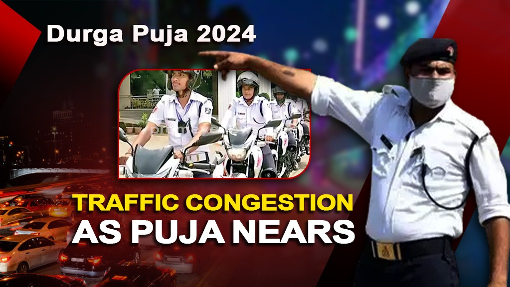 Traffic woes loom as Durga Puja Festivities begin in Bhubaneswar